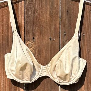Victoria’s Secret BIOFIT BRA 34D in neutral Beige Vintage Like New EUC